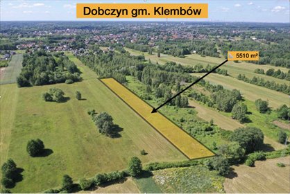 działka na sprzedaż 5510m2 działka Dobczyn