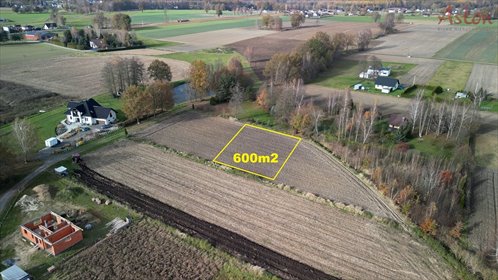 działka na sprzedaż 600m2 działka Miedźna