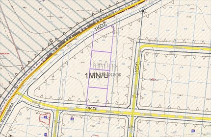 Działki 900 m² w Kątach (Miętowa) z mediami i planem zabudowy działka Kąty, Miętowa