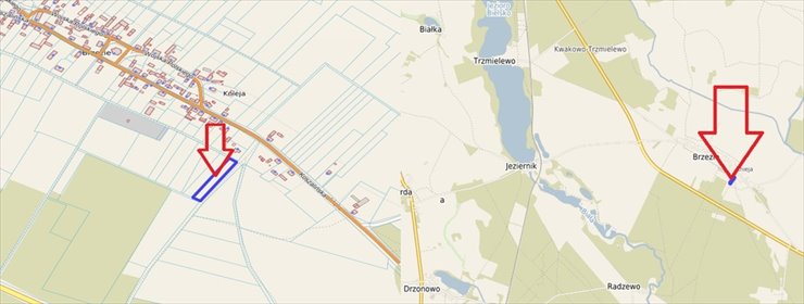 działka na sprzedaż 2900m2 działka Brzezie