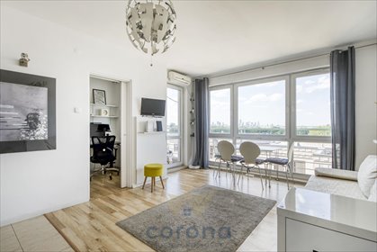 Nowoczesny 38 m2 apartament z balkonem i widokiem na centrum mieszkanie Warszawa, Mokotów, Stegny, Al. Sikorskiego