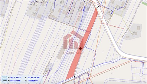 Inwestycyjna działka 37 arów z mediami, blisko lasów działka Czarna Sędziszowska