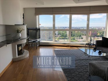 Polecam luksusowy penthouse 180 m² na Mokotowie z panoramicznymi oknami mieszkanie Warszawa, Mokotów, Bukowińska