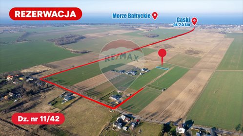 Działka 941 m² pod dom blisko morza w Śmiechowie. działka Śmiechów