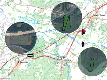 działka na sprzedaż 138400m2 działka Malechowo, Malechowo, Pękanino