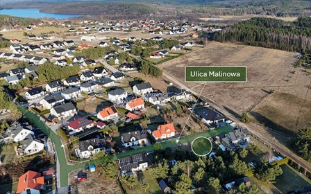 Nowoczesny bliźniak z południowym tarasem i prywatnością dom Lębork, Malinowa