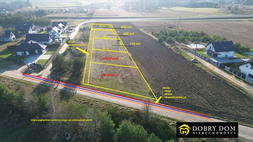 działka na sprzedaż 685m2 działka Krynice