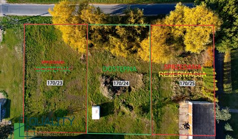działka na sprzedaż 822m2 działka Przecław, Leśna