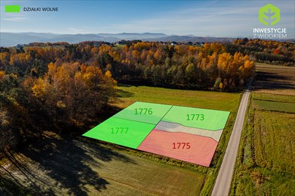 Atrakcyjne działki budowlane w otoczeniu natury, dojazd asfalt działka Bochnia, Atrakcyjne działki budowlane w otoczeniu natury – dojazd drogą asfaltową