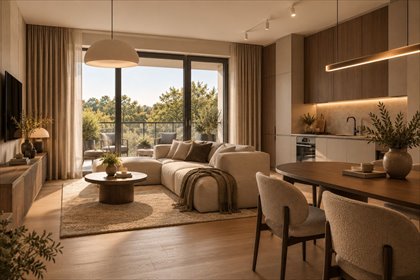 Do sprzedania nowoczesne 55 m² mieszkanie z balkonem i zielenią mieszkanie Katowice, Zarzecze, gen. Stefana Grota-Roweckiego