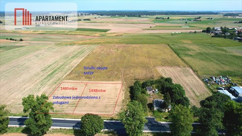 działka na sprzedaż 1495m2 działka Kania