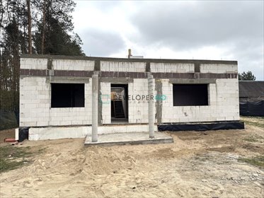 Na sprzedaż dom w budowie na dużej działce 135 m² w Sosna-Kicki dom Sosna-Kicki