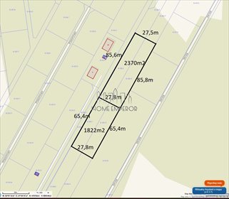 działka na sprzedaż 1822m2 działka Glinianka, Szkolna