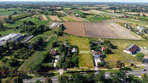 Działka usługowo-mieszkaniowa 4 493 m² z pozwoleniem na budowę działka Nowa Wieś