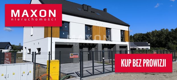 Nowoczesny bliźniak z tarasami i ogrzewaniem podłogowym dom Kąty Węgierskie