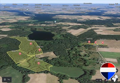 Działki rolne z linią brzegową i prywatną plażą działka Radziejowski