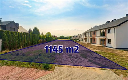 działka na sprzedaż 1145m2 działka Świdnik