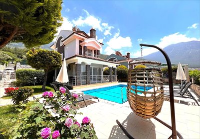 Przestronna willa z basenem i panoramicznymi widokami dom Fethiye, Ölüdeniz, Fethiye, Muğla