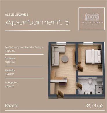 Na sprzedaż przestronne 2-pokojowe mieszkanie z balkonem w centrum Świebodzic mieszkanie Świebodzice, Centrum