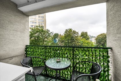 2-pokoje z balkonem i widokiem na zieleń, gotowe do wprowadzenia polecam mieszkanie Warszawa, Śródmieście, Powiśle, Czerniakowska