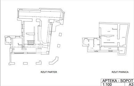Na wynajem przestronny lokal 240 m² w centrum Sopotu lokal użytkowy Sopot, Dolny
