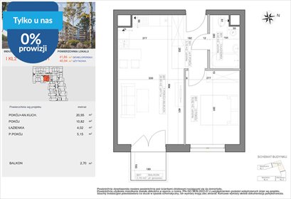 Dwupokojowe mieszkanie 40,94 m² w Bocianowie z potencjałem mieszkanie Bydgoszcz, Bocianowo, Pomorska