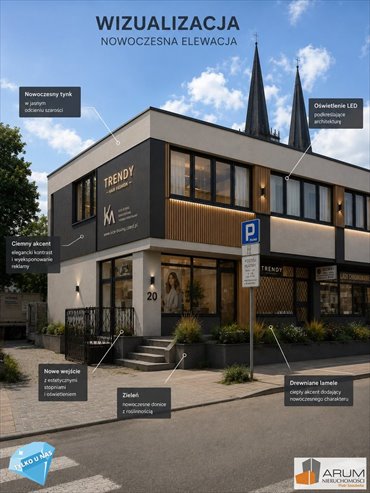 Lokal użytkowy 120 m² z parkingiem blisko Galerii Jurajskiej lokal użytkowy Częstochowa, Śródmieście
