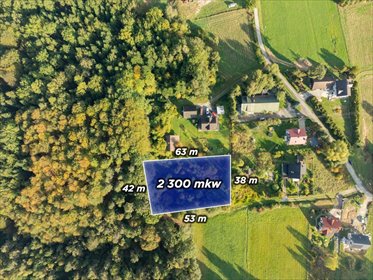 Polecam działkę 2300 m² w Sieprawiu z potencjałem rozbudowy działka Siepraw, Dobra