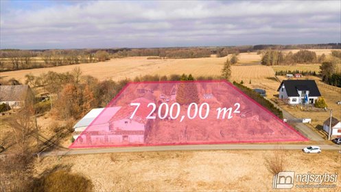 Zapraszam do działki 7200 m² z pełnym zapleczem technicznym działka Białogard, Żeleźno