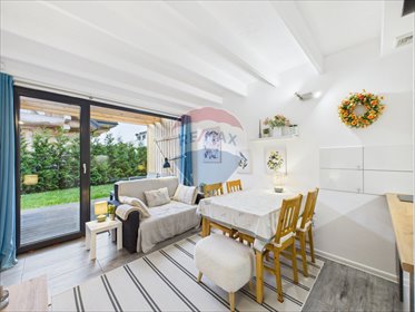 Dom nad morzem w Mielenku, taras, ogródek, 37,82 m² dom Mielenko, Jantarowa