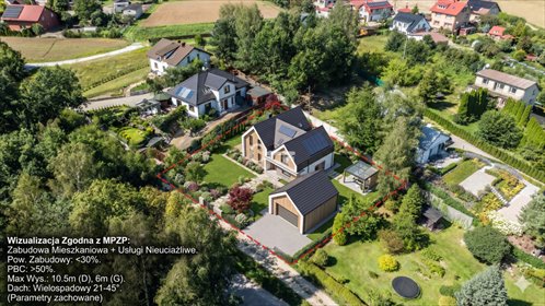 Przestronna działka pod dom i biuro 50m od jeziora działka Chwaszczyno, Sobiesława I