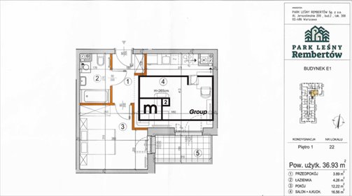 mieszkanie na sprzedaż 37m2 mieszkanie Warszawa, Rembertów, Chełmżyńska