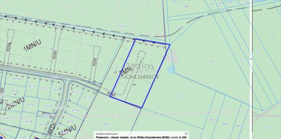 działka na sprzedaż 8700m2 działka Wólka Kozodawska, Dworska