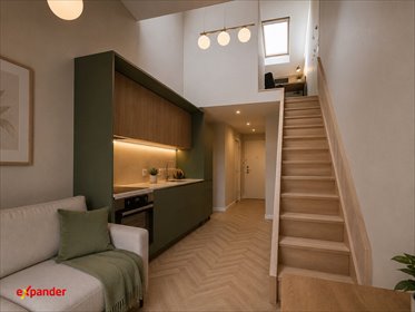 Dwupokojowe mieszkanie 31 m2 z opcją trzeciego pokoju, balkon mieszkanie Iwiny, Miodowa