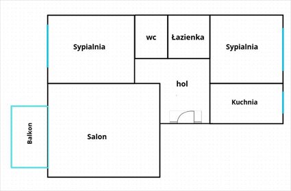 Zapraszam do 3-pokojowego mieszkania 60 m² w Warszawie mieszkanie Warszawa, Bielany Chomiczówka, Renesansowa