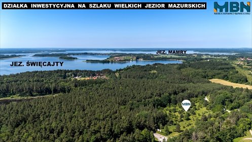 Działka inwestycyjna 15 266 m² przy jeziorze Święcajty polecam działka Węgorzewo, Węgorzewo, Węgorzewo