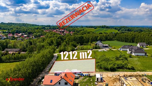 Na sprzedaż działka 1212 m² pod dom jednorodzinny w Mikołowie działka Mikołów, Osiedle Na Stoku