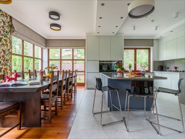 Luksusowa willa 480 m2, 5 sypialni, tarasy, kominek dom Konstancin-Jeziorna, Klarysew, Pogodna