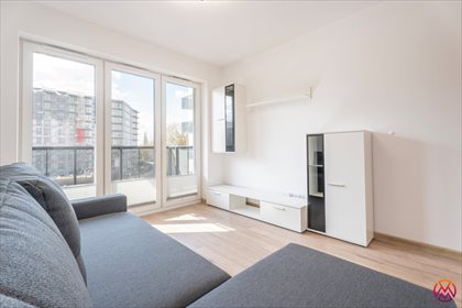 Nowoczesne 42 m² z balkonem, parking, widok na zachód mieszkanie Łódź, Polesie, Polesie, Wołowa