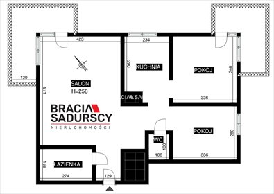 mieszkanie na sprzedaż 66m2 mieszkanie Kraków, Bieżanów-Prokocim, Złocień, Złocieniowa