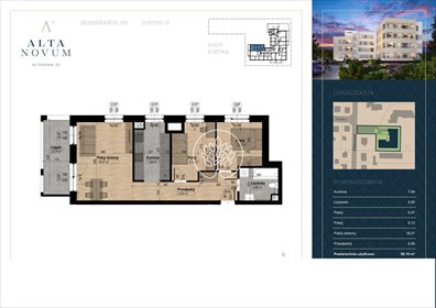 mieszkanie na sprzedaż 58m2 mieszkanie Bydgoszcz, Fordon, Altanowa