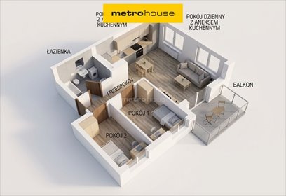 Przestronne 3-pokojowe mieszkanie 52,84 m² we Wrocławiu polecam mieszkanie Wrocław