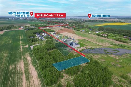 Sprzedam działkę budowlaną 1028 m² z mediami w Strzeżenicach działka Strzeżenice