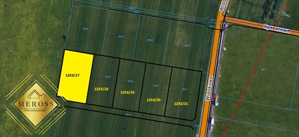 działka na sprzedaż 1013m2 działka Mstów