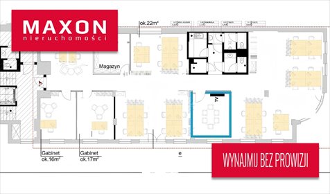Nowoczesne biuro 268 m² przy Rondo Daszyńskiego lokal użytkowy Warszawa, Wola, Hrubieszowska