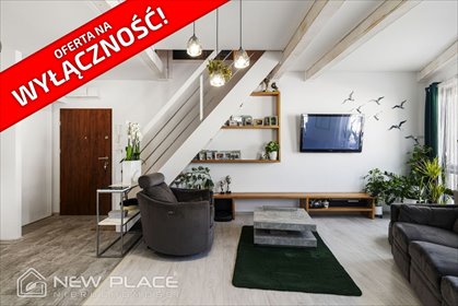 Dwupoziomowe 64 m² z tarasem 49,3 m², garaż, klimatyzacja mieszkanie Wrocław, Maślice, Węgliniecka