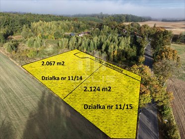 Działki budowlane w Świetlikowie (2 124 m²) z WZ i dostępem działka Świetlikowo