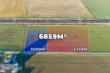 działka na sprzedaż 6859m2 działka Siedliska