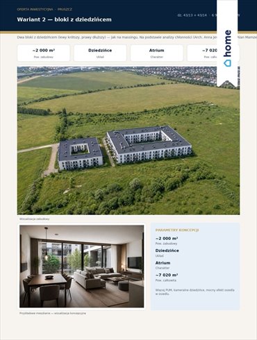 Do sprzedania działka 6970 m² z planem inwestycyjnym działka Pruszcz
