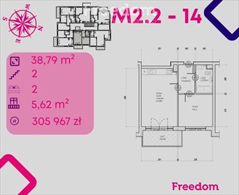 mieszkanie na sprzedaż 39m2 mieszkanie Bonin